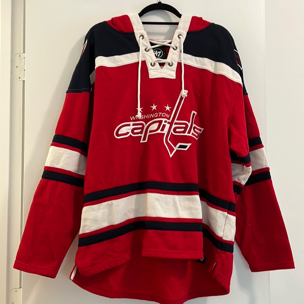 Washington Capitals Hockey Jersey Sweatshirt XL